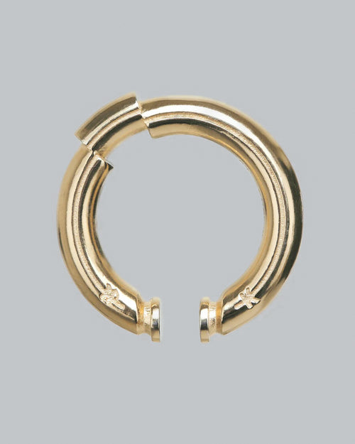 GOLD IMPERFECT CIRCLE EAR CUFF