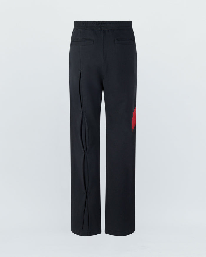 WIDE FIT TERRY PANT WITH PRINT