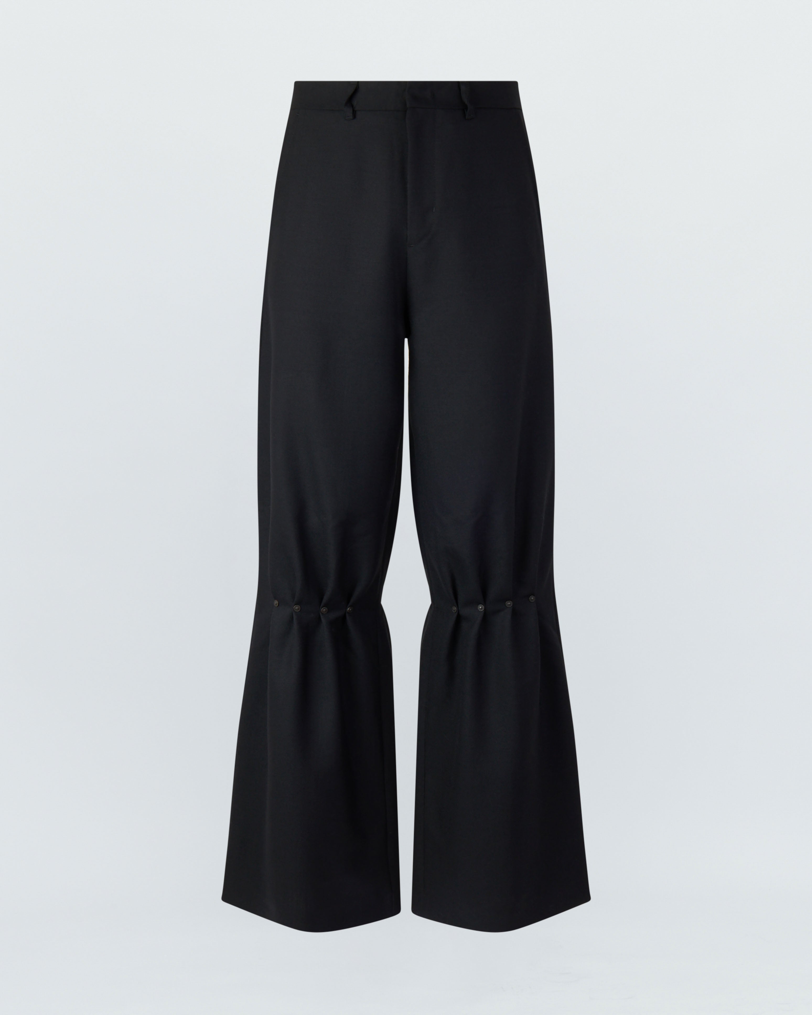 Lanvin Wool straight-leg Tailored Trousers | Blue | FARFETCH