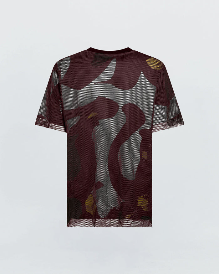 PRINTED MESH T-SHIRT