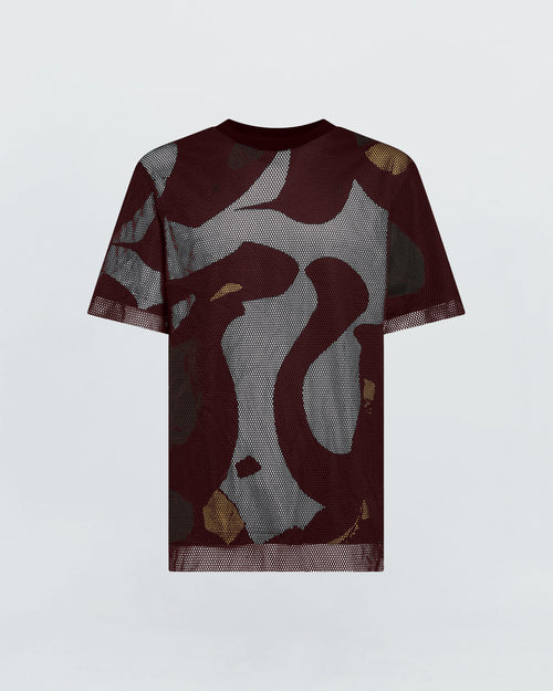 PRINTED MESH T-SHIRT