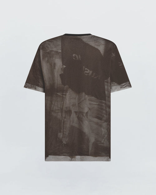 PRINTED MESH T-SHIRT