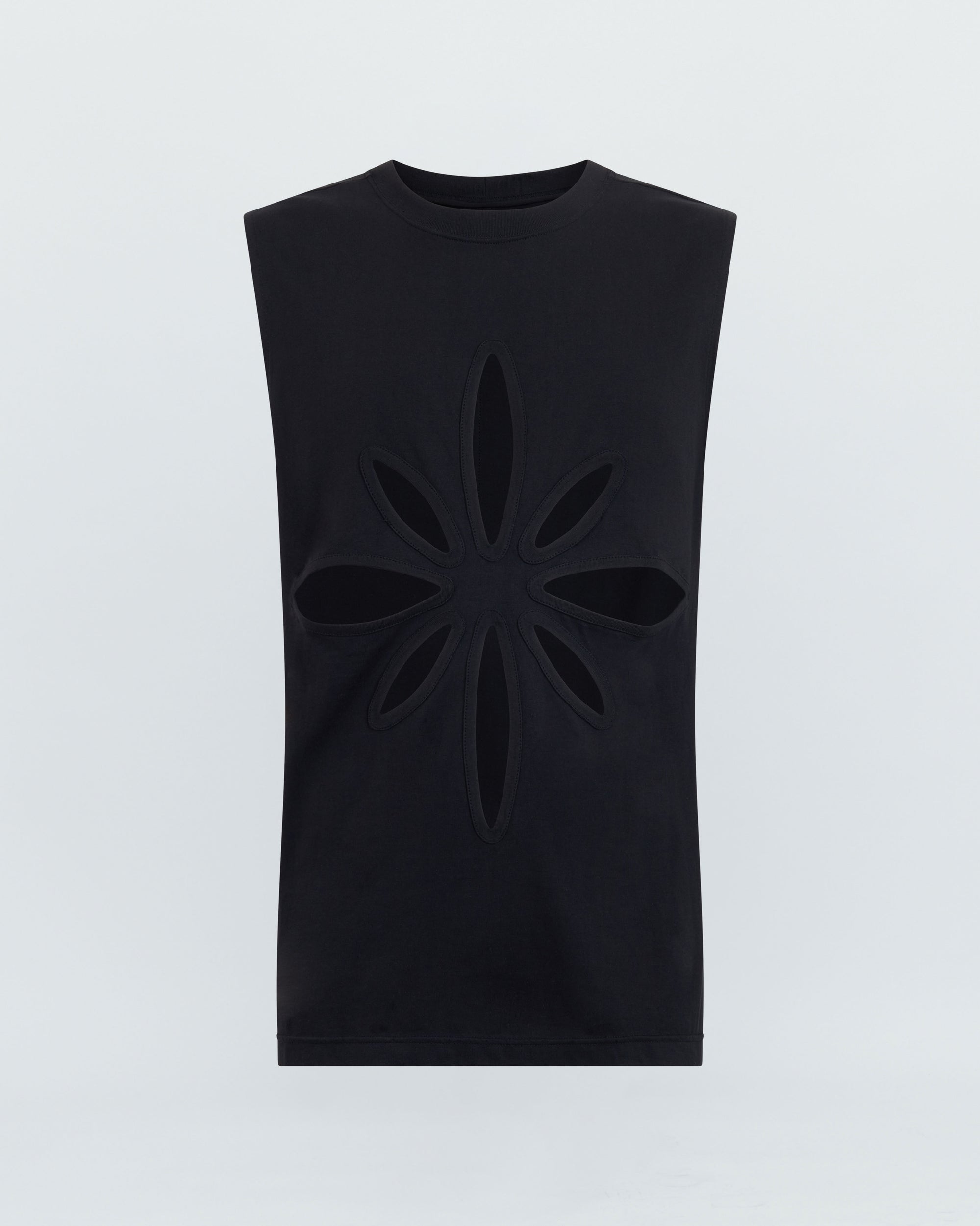 ORIGAMI CUT-OUT SLEEVELESS TOP
