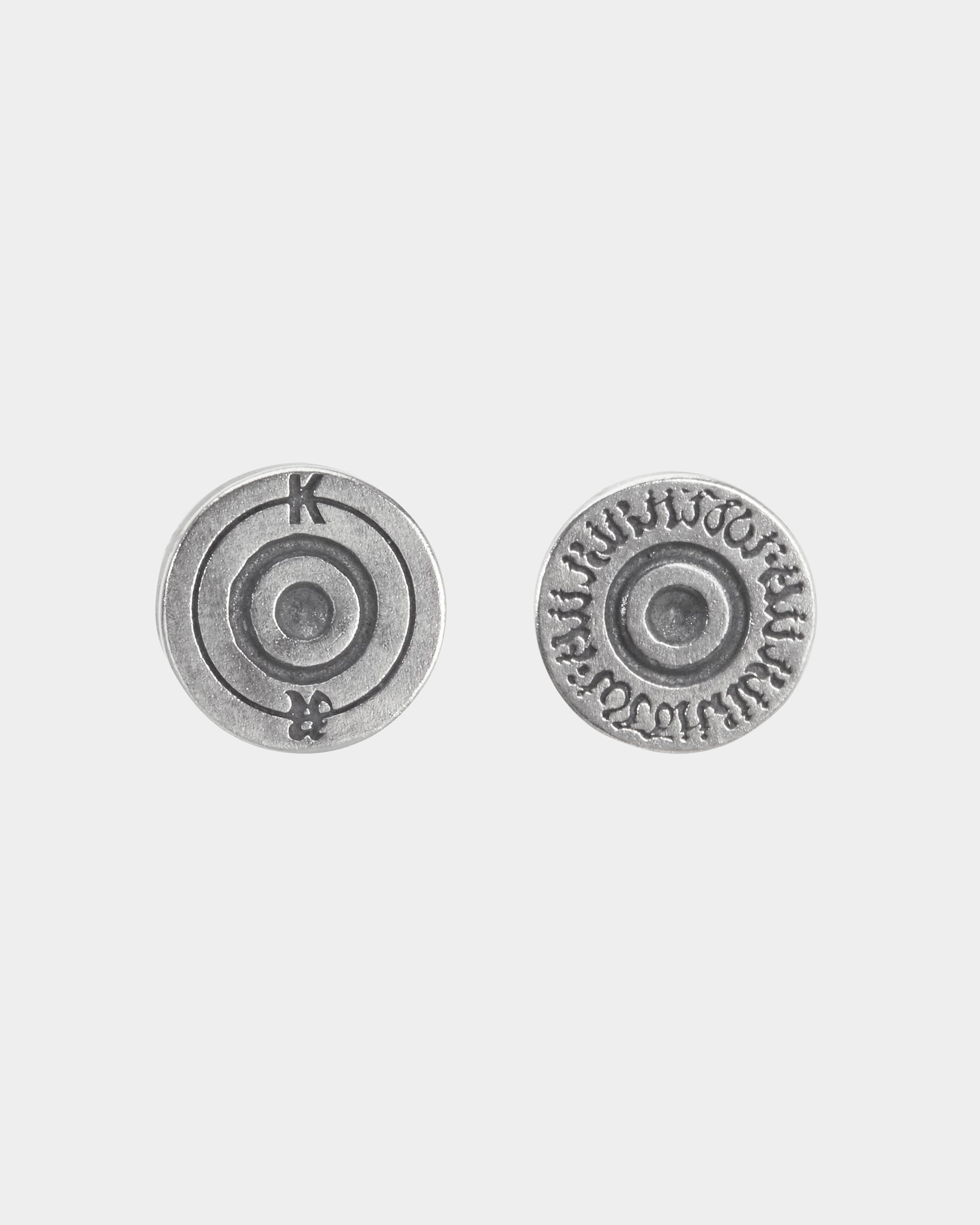 Bullet Button Earring Set